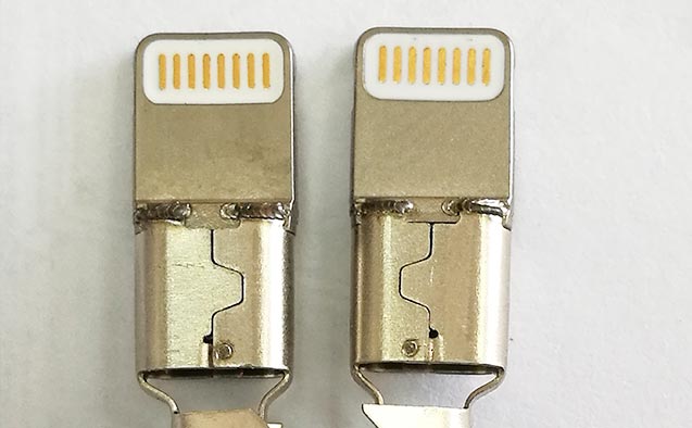 手機配件激光焊接機樣品